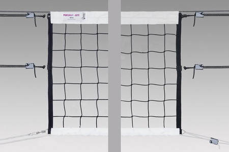 Tinklinio tinklas EXTRA LEAGUE PE+PA-9,5x1m black